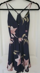 Windsor blue floral romper